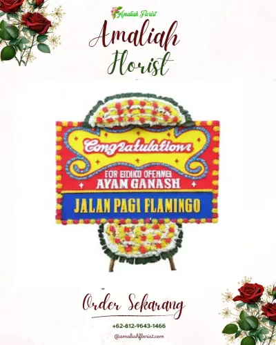 Bunga Papan Congratulation di Bokor